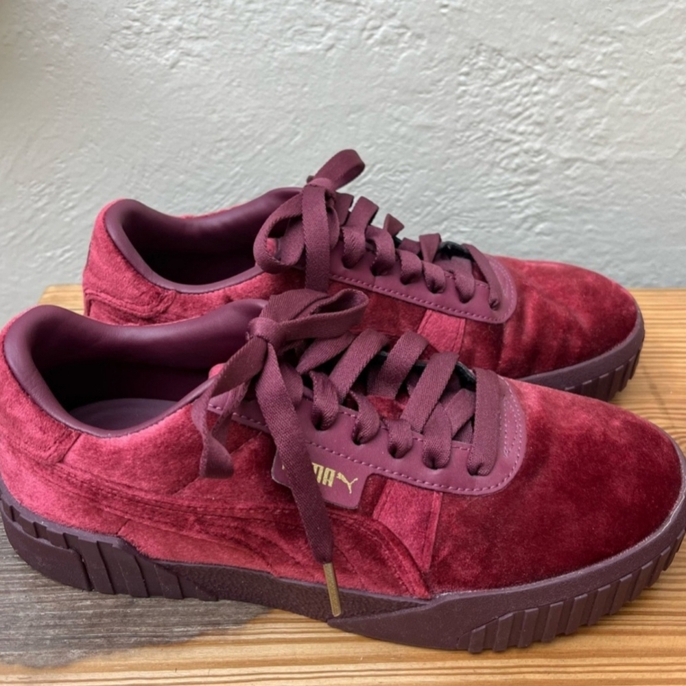 Puma Velvet Platform Sneakers